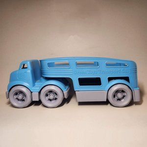 GREEN TOYS Blue Car Transporter Carrier 100% Recycled Plastic Pretend Preschool